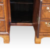 19thc. walnut kneehole cupboard interior