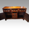 Antique oak cupboard dresser cupboard open