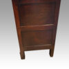 Antique oak cupboard dresser end detail