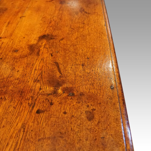 Antique oak cupboard dresser top detail