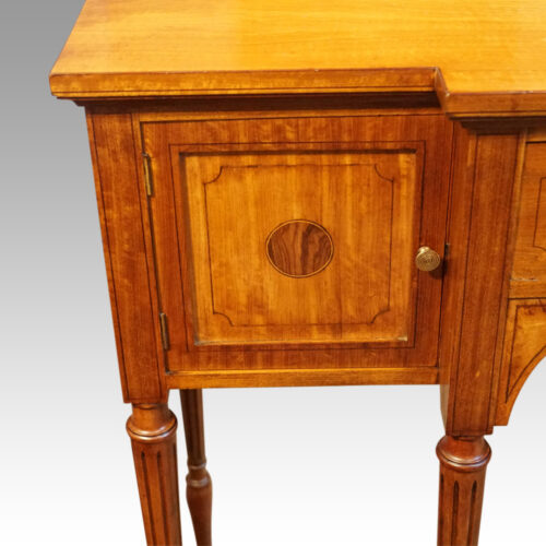 Edwardian inlaid Satinwood sideboard cupboard