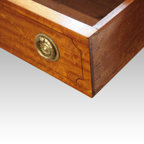 Edwardian inlaid Satinwood sideboard dovetails
