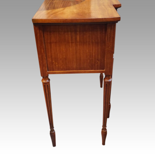 Edwardian inlaid Satinwood sideboard end view