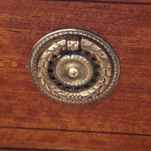 Edwardian inlaid Satinwood sideboard handles