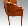 Edwardian satinwood decorated Carlton House desk side