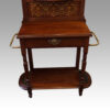 Edwardian walnut hallstand base