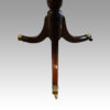 Mahogany twin pillar dining table base