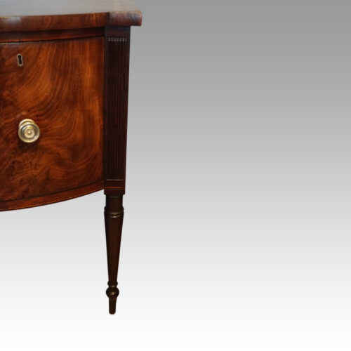 Regency mahogany sideboard end