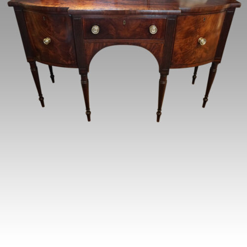 Regency mahogany sideboard front