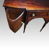 Regency mahogany sideboard wine drawer