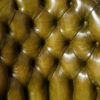 Victorian button back leather easy chair button detail