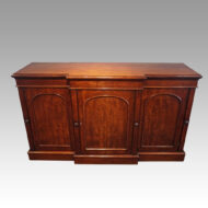 Victorian mahogany breakfront side cabinet