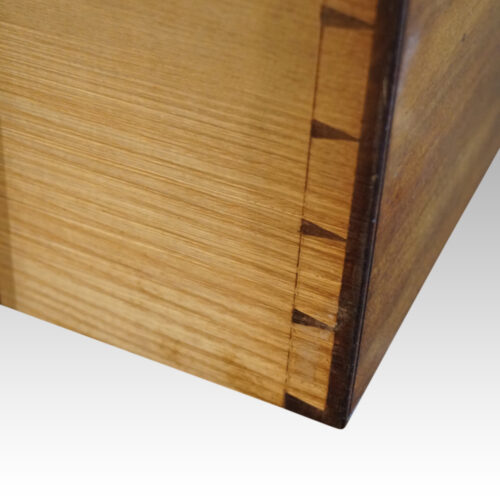 Victorian military chest dovetails