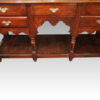 Antique oak dresser base with pot board shaped apron