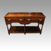 Antique oak pot board dresser base