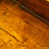 Antique oak pot board dresser base top detail