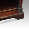 Edwardian mahogany Chippendale style bookcase bracket foot