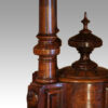 Fine Victorian burr walnut coffee table finial