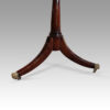 George V mahogany triple pillar dining table castors