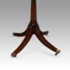 George V mahogany triple pillar dining table central column