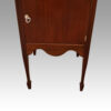 Pair mahogany bedside cabinets legs