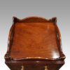 Pair mahogany bedside cabinets tray top