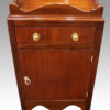 Pair mahogany bedside cabinets door