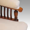 Pair of Edwardian tub chairs arm turning