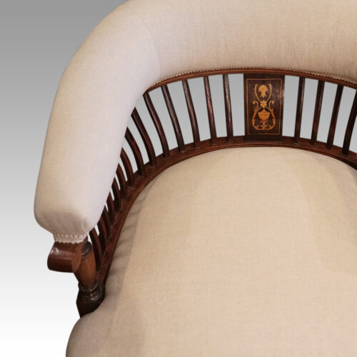 Pair of Edwardian tub chairs gallery