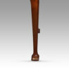 Queen Anne style demi lune card table leg