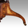 Victorian inlaid rosewood coffee table leg