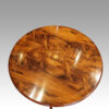 Victorian inlaid rosewood coffee table top inlay view