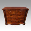 Victorian large serpentine chest