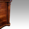 Victorian large serpentine chest side view