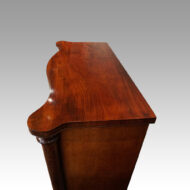Victorian large serpentine chest top