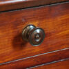 Victorian mahogany Wellington chest turned handle