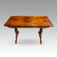 Victorian rosewood library table