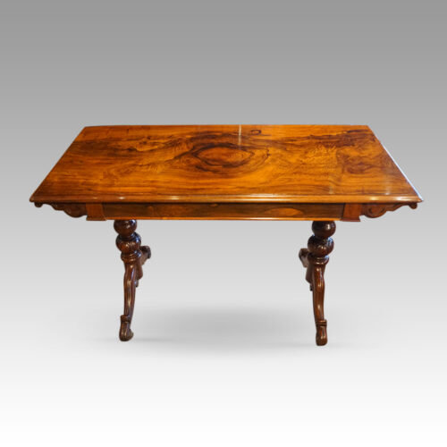 Victorian rosewood library table