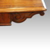 Victorian rosewood library table carved support