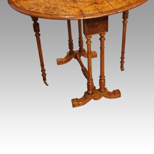 Victorian walnut baby Sutherland table base