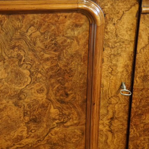 Victorian walnut sideboard panel