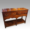 Antique dresser base with pot board at angle