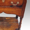 Antique dresser base with pot board corner leg