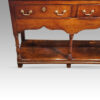 Antique dresser base with pot board shaped arch