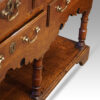 Antique oak pot board dresser multi drawers corner leg