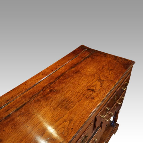Antique oak pot board dresser multi drawers top colour