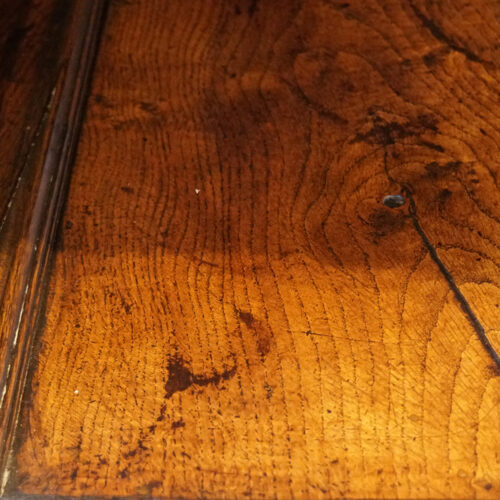 Antique oak pot board dresser multi drawers pot board detail