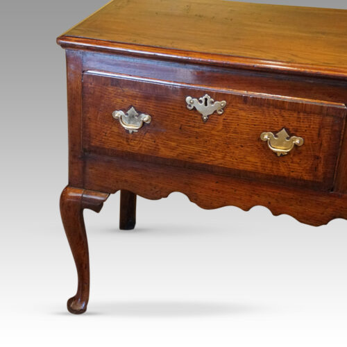 Georgian cabriole dresser base 2m end drawer