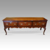 Georgian cabriole dresser base 2m front