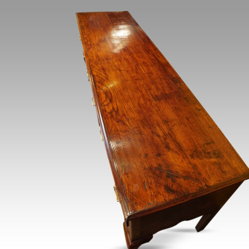Georgian cabriole dresser base 2m top